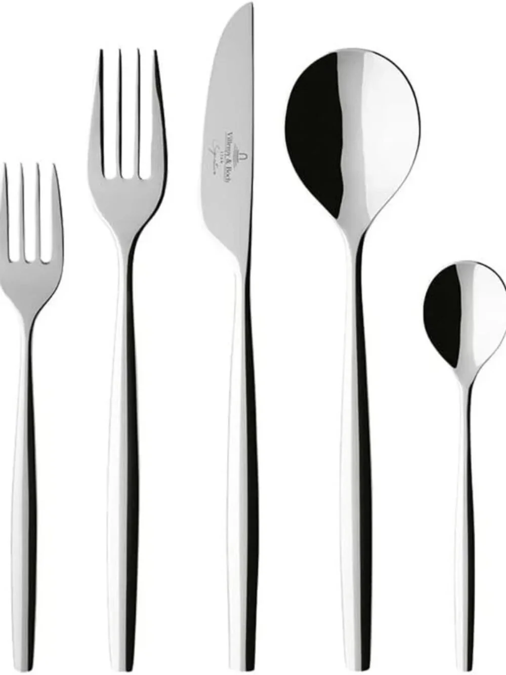 Villeroy & Boch Metro Chic Flatware Stainless Steel 5 Piece Set - New